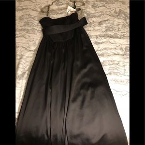 Vera Wang Long Strapless with Belt